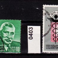 Ceylon (Asien) Mi. Nr. 372 + 403 o <