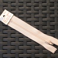 Original DDR Reißverschluß "Solidor" 10 cm beige EVP Kunststoff Plastik Zipper