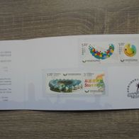 China 4244/7 postfrisch Folder - Sommer Universiade Shenzhen 2011