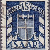 Saargebiet Dienstmarke 40 O #017744