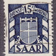 Saargebiet Dienstmarke 40 O #017745