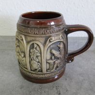 GERZIT - Bierkrug aus Keramik - 13 cm hoch