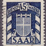 Saargebiet Dienstmarke 40 O #017746