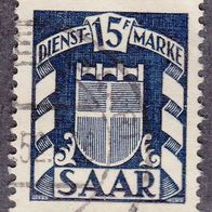 Saargebiet Dienstmarke 40 O #017750