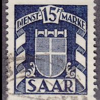 Saargebiet Dienstmarke 40 O #017751