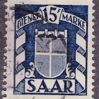 Saargebiet Dienstmarke 40 O #017755