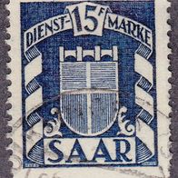 Saargebiet Dienstmarke 40 O #017756