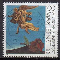 Bund BRD 1991, Mi. Nr. 1569, Geburtstag Max Ernst, gestempelt #10058