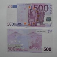 ein Geldschein 500 Euro Trichet 2002 wie abgebildet X Deutschland