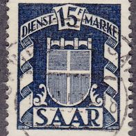 Saargebiet Dienstmarke 40 O #017703