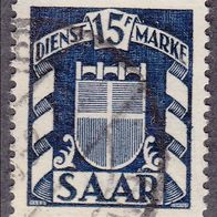 Saargebiet Dienstmarke 40 O #017705