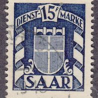 Saargebiet Dienstmarke 40 O #017706