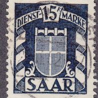 Saargebiet Dienstmarke 40 O #017720