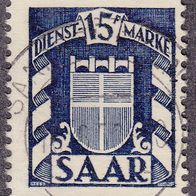Saargebiet Dienstmarke 40 O #017732