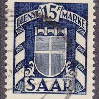 Saargebiet Dienstmarke 40 O #017739