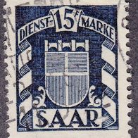Saargebiet Dienstmarke 40 O #017740