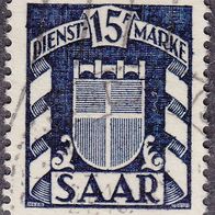 Saargebiet Dienstmarke 40 O #017741