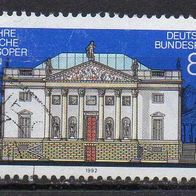 Bund BRD 1992, Mi. Nr. 1625, Staatsoper Berlin, gestempelt #10115