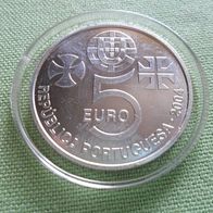 Portugal 2004 5 Euro Silber Gedenkmünze