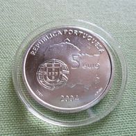 Portugal 2004 5 Euro Silber Gedenkmünze - Èvora