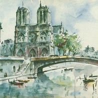 AK Paris - Notre Dame et la Seine