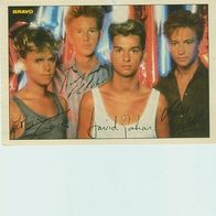 Depeche Mode - Bravo Autogrammkarte uralt - unsigniert bzw. Druckautogramme