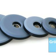 8 Teflongleiter zum schrauben Ø 50 mm Rund PTFE-Gleiter Untersetzer Möbel