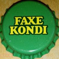 Faxe Kondi Kronkorken grün-gelb Dänemark Wasser Limo Kronenkorken neu in unbenutzt