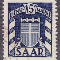 Saargebiet Dienstmarke 40 O #017653