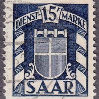 Saargebiet Dienstmarke 40 O #017654