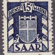 Saargebiet Dienstmarke 40 O #017657