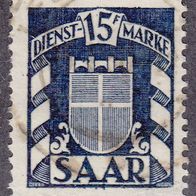 Saargebiet Dienstmarke 40 O #017659