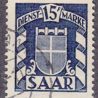 Saargebiet Dienstmarke 40 O #017660