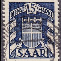 Saargebiet Dienstmarke 40 O #017679