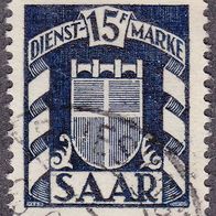 Saargebiet Dienstmarke 40 O #017684