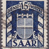Saargebiet Dienstmarke 40 O #017688