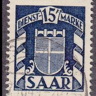 Saargebiet Dienstmarke 40 O #017698