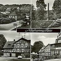 06493 Harzgerode - Mägdesprung 4 Ansichten 1974
