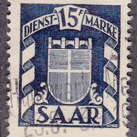 Saargebiet Dienstmarke 40 O #017618
