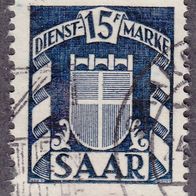 Saargebiet Dienstmarke 40 O #017619
