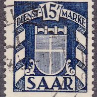 Saargebiet Dienstmarke 40 O #017622