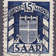 Saargebiet Dienstmarke 40 O #017627