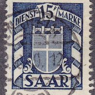 Saargebiet Dienstmarke 40 O #017632