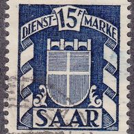 Saargebiet Dienstmarke 40 O #017637
