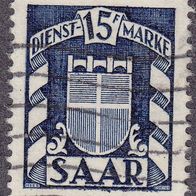 Saargebiet Dienstmarke 40 O #017638