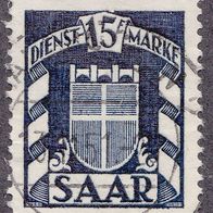 Saargebiet Dienstmarke 40 O #017640