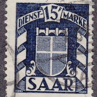 Saargebiet Dienstmarke 40 O #017643