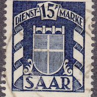 Saargebiet Dienstmarke 40 O #017650