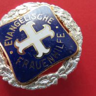 Evangelische Frauenhilfe große Brosche 32 x 32 mm