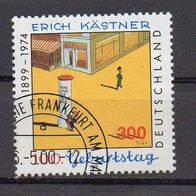 Bund BRD 1999, Mi. Nr. 2035, Geburtstag Erich Kästner, gestempelt #10462